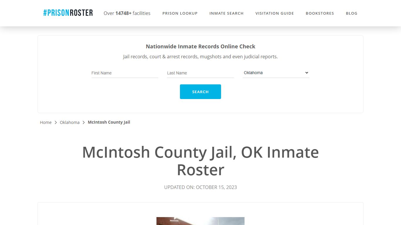 McIntosh County Jail, OK Inmate Roster - Prisonroster